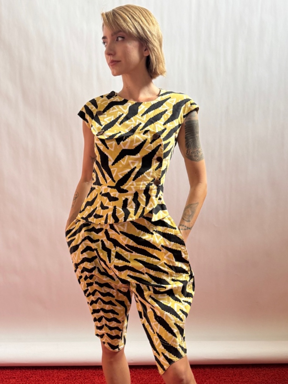 Vivienne Westwood Red Label 2016 Set !!! African Print W/ UNIQUE tailoring